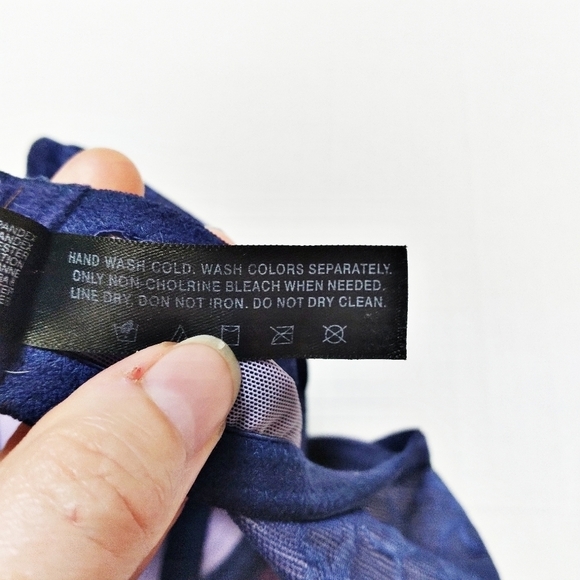 Natori Lightly Lined Purple Floral Lace Bra with Underwire - Picture 8 of 9